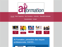 Tablet Screenshot of ai-formation.com
